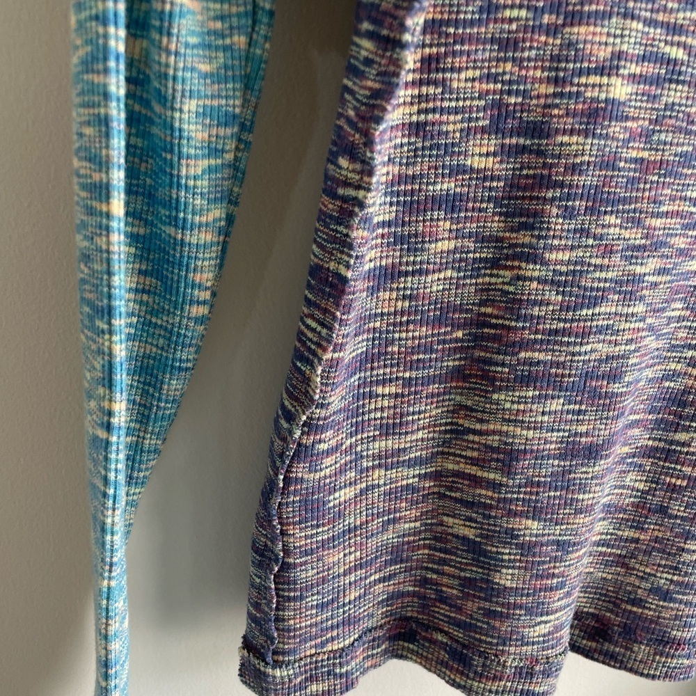 Free People We The Free Out Of Control Top - Combo Blue/Purple - Medium - NWT - Picture 10 of 12